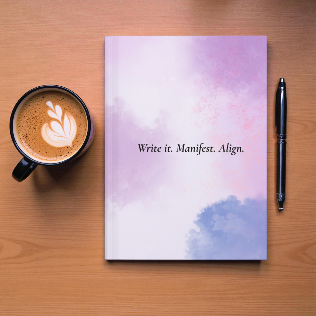 Write. Manifest. Align. — Hardcover Journal
