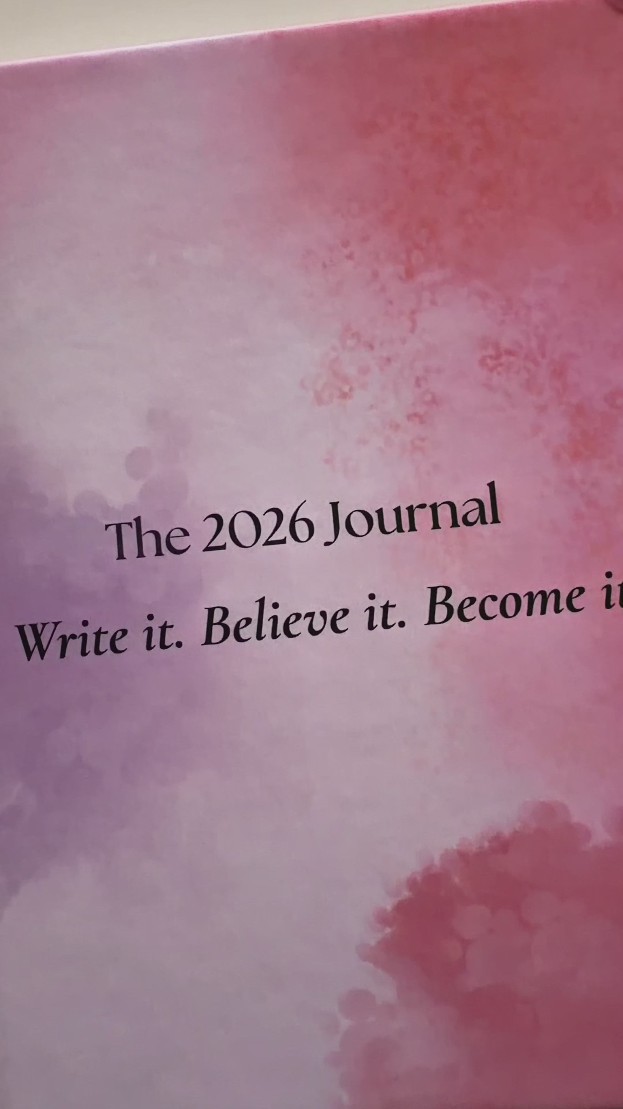 The 2026 Manifestation Hardcover A5 Journal